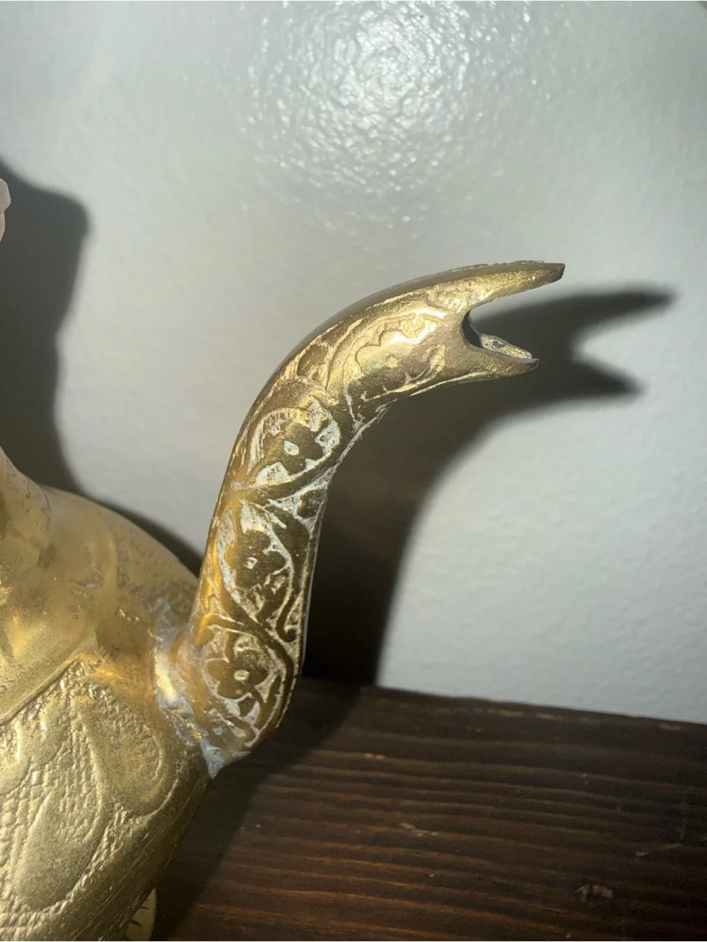 Vintage Brass Arabic Dallah Coffee Pot